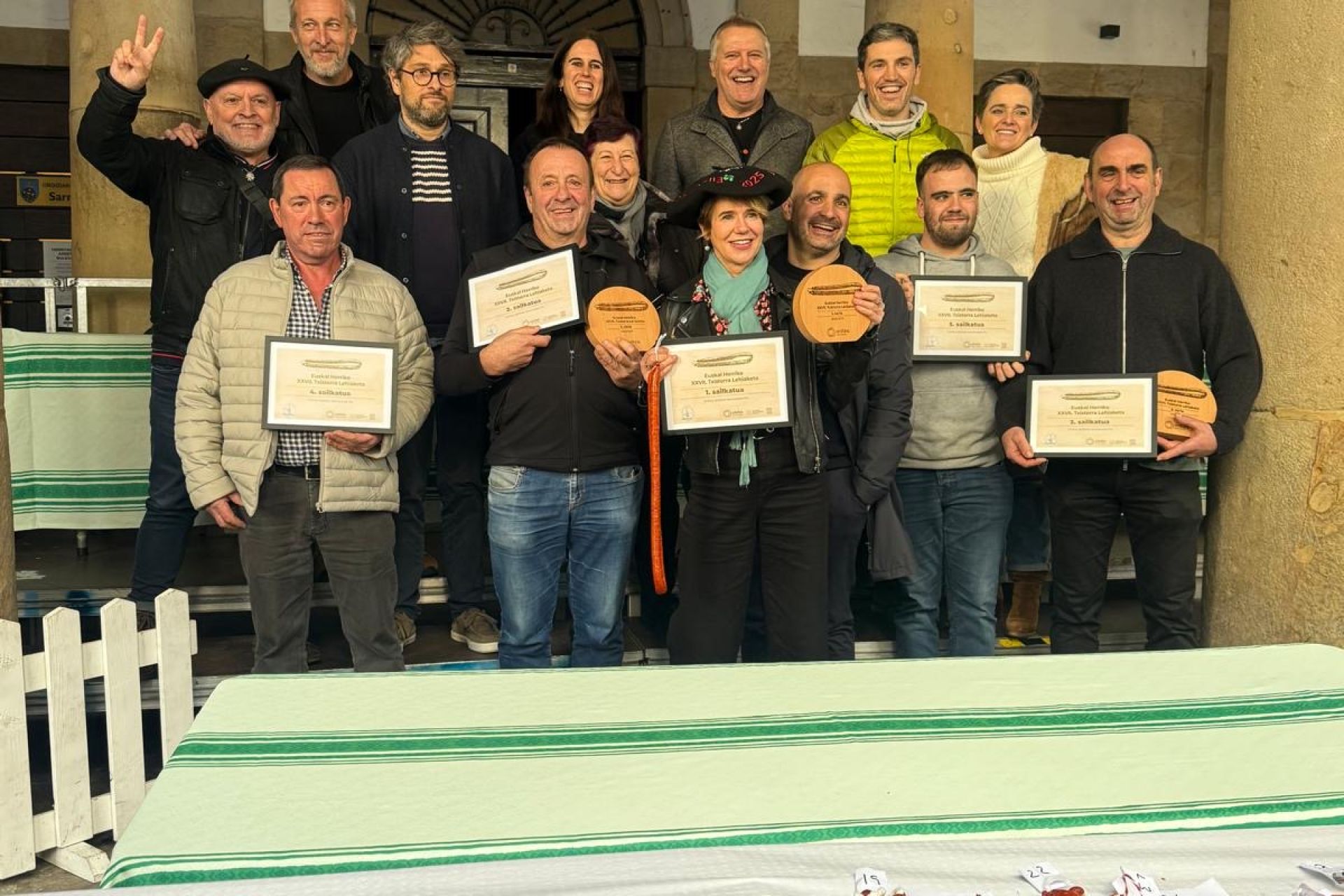 Carnicas Irigibel de Uharte ha ganado el XXVII Concurso de txistorra de Euskal Herria