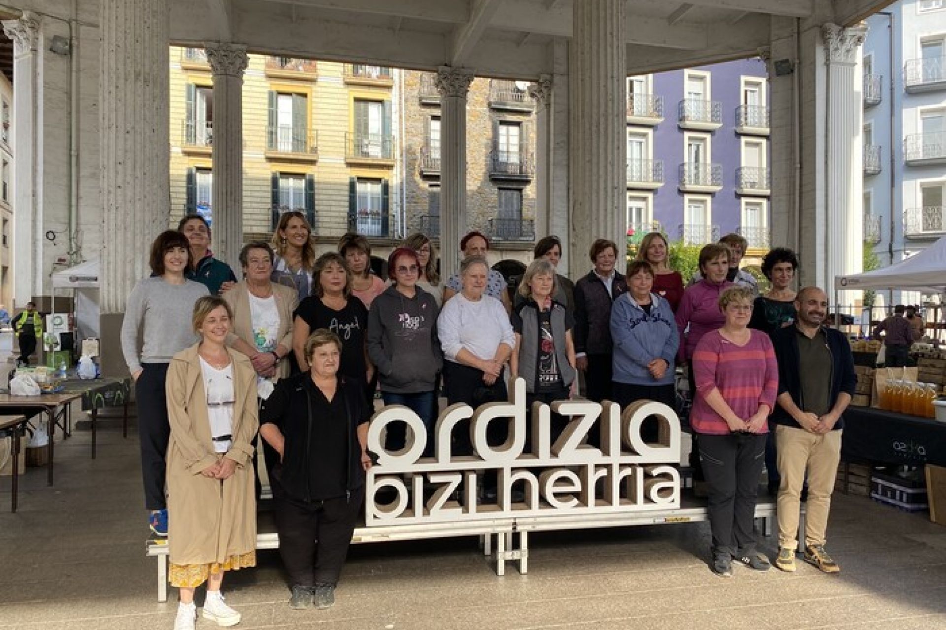 Ordizia homenajea a las mujeres  de la azoka