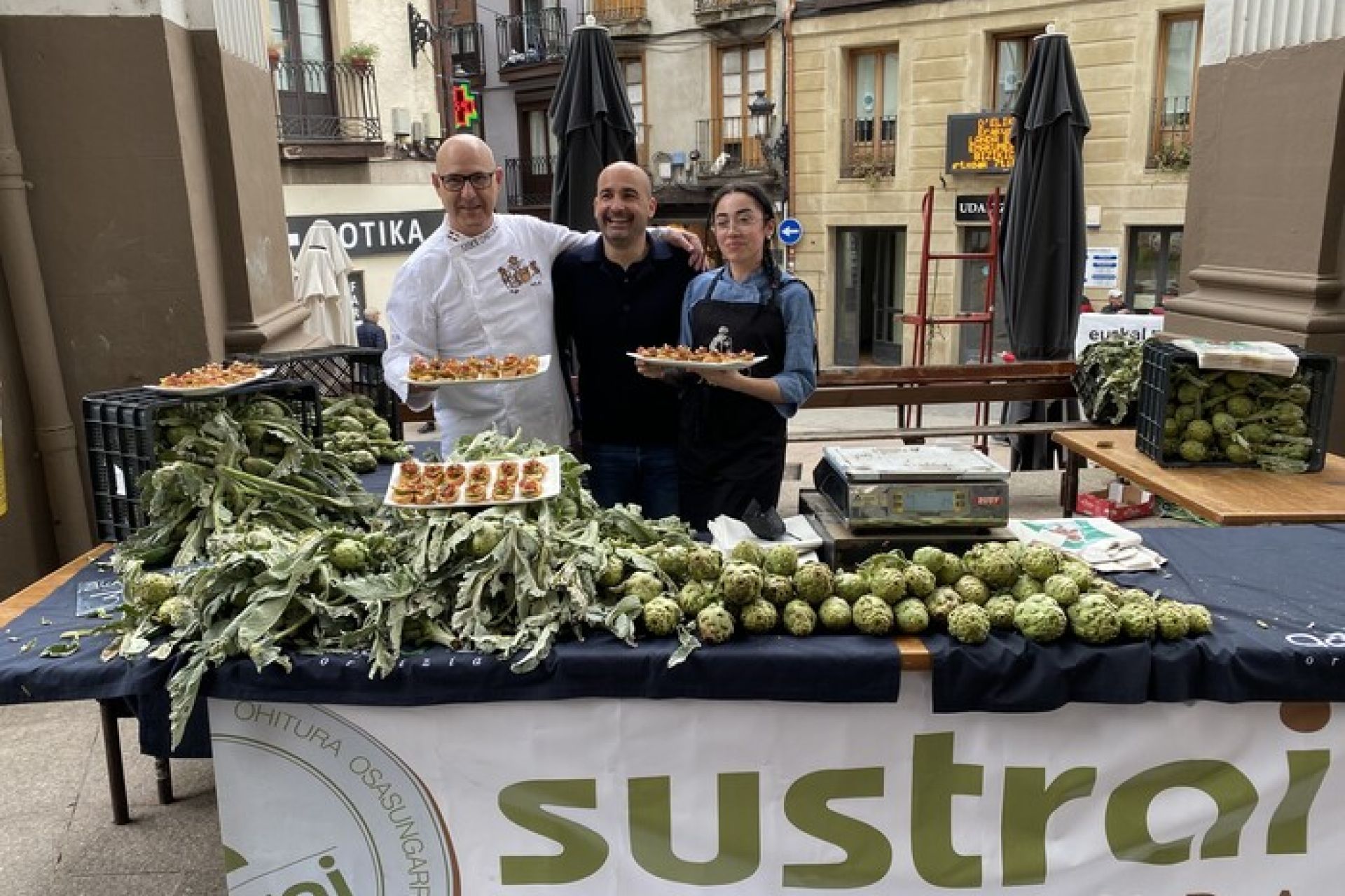 El producto del mes, presente en el pintxo de la feria.