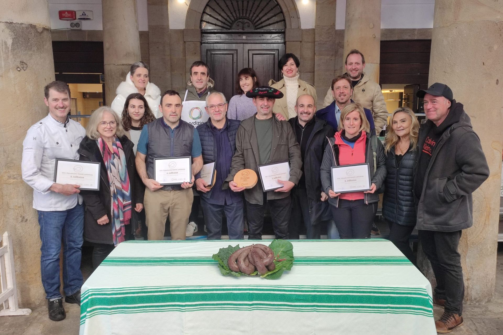 La carnicería Olano ha ganado el XXV. Concurso de Morcilla de Gipuzkoa