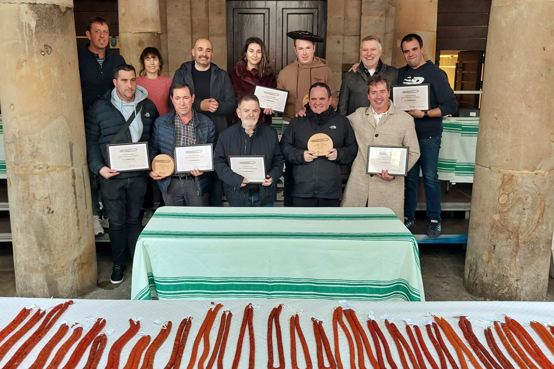 Miren Pagola ha ganado el Concurso de Txistorra de Euskal Herria
