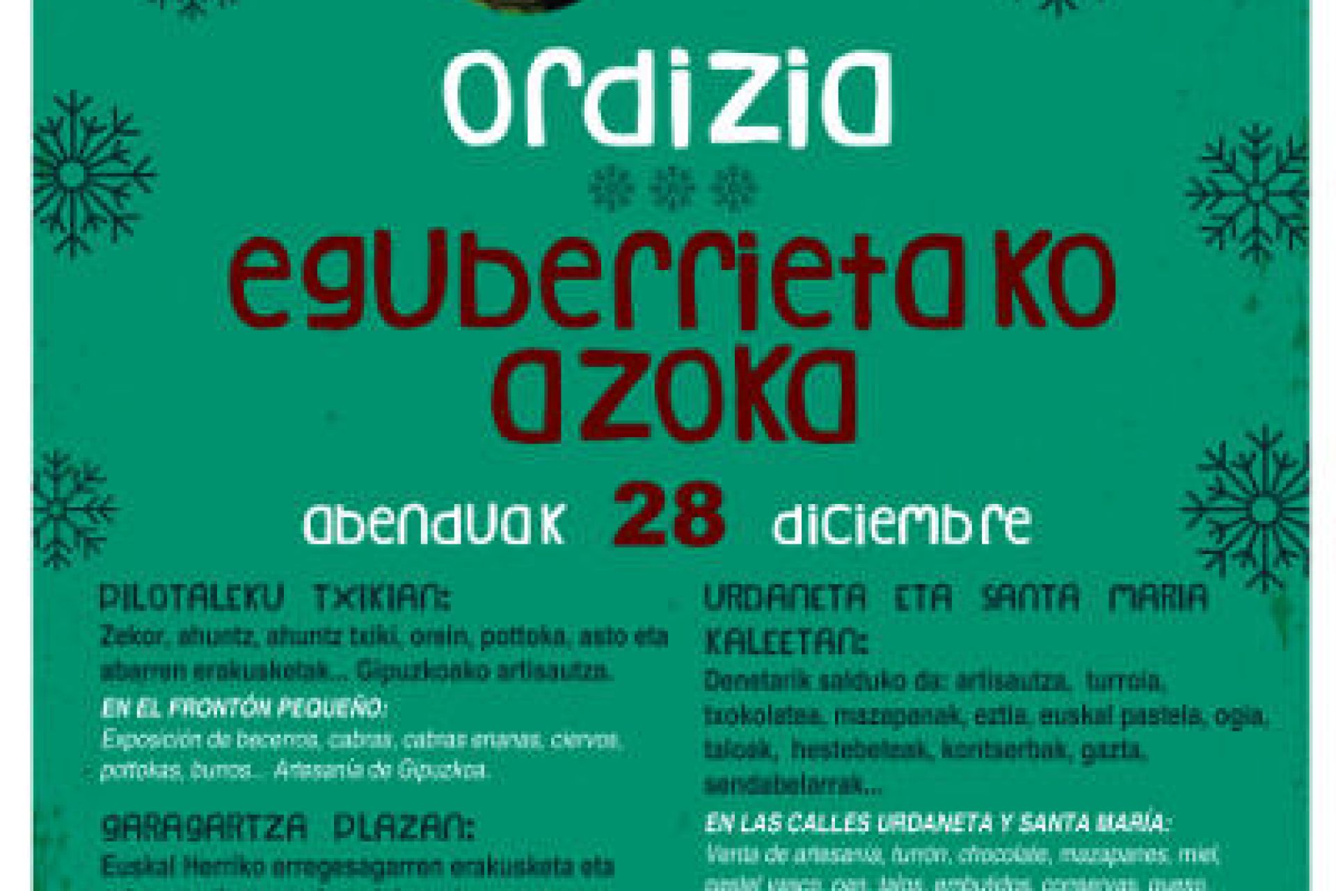 Eguberrietako Azoka Berezia